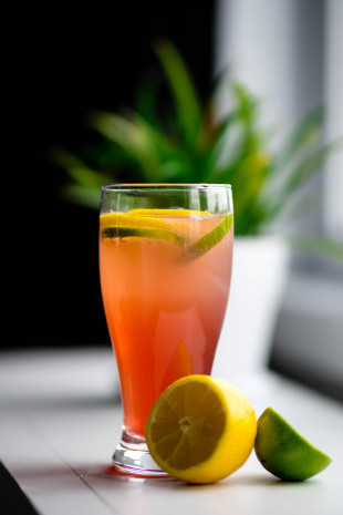 Blueberry and Lavender Lemonade