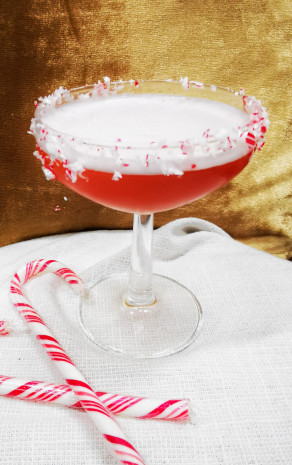 Martini &agrave; la canne de bonbon